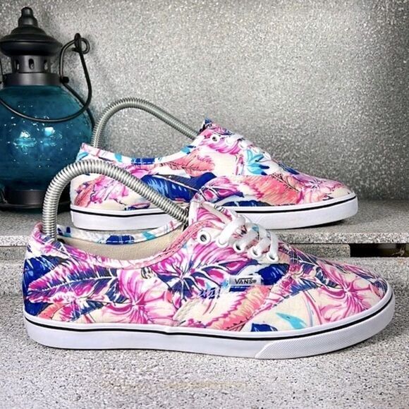 Vans Tropical Authentic Lo Pro Island Vibes Sneakers Shoes Size 8 - Picture 1 of 8